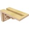 Ekena Millwork 4"W x 8"D x 4"H Wide Sheridan Rough Cedar Woodgrain TimberThane Corbel, Primed Tan CORUR04X08X04SHERCPR - alternate 5
